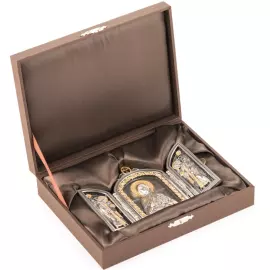 Складень серебряный "Святая Евгения"